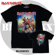 BLAXROXX® | Iron Maiden® | [IRM011] | เสื้อยืดคอกลม แขนสั้น | สกรีนลายคมชัด ไม่หลุดลอก | Cotton100%