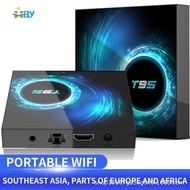 ทีวี T95 หน่วยความจำ 128GB Allwinner H616 รองรับ 4K และ 8K Wifi คู่ (2.4 และ 5G) Google และ Youtube