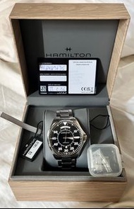 Hamilton Khaki Aviation Pilot Day Date Automatic Watch (Cooper from Interstellar) H64615135 Hamilton