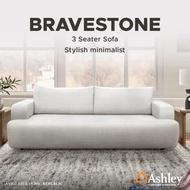 Ashley โซฟา 3 ที่นั่ง minimal สีขาว รุ่น BRAVESTONE 3 Seater Sofa