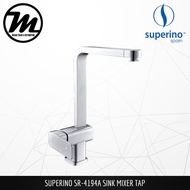 SUPERINO SR4194A Kitchen Sink Faucet Brass Chrome Pillar Mixer Tap