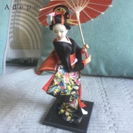 Adepe Japanese Geisha Kimono Doll Geisha Kimono Statue Handcrafted Asian Geisha Collectible Figurine