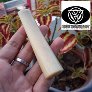 Pipa once tulang iga duyung bulat kristal T 426