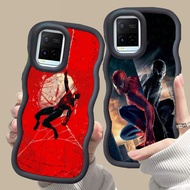 MERAH D-14 Spiderman Pink red Casing for VIVO V30 Y02a Y21a Y02t Y02 Y21s Y21 Y21t Pro 5G black