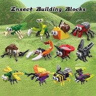 Insect Building Block Toy Assembly Particle Children Development Education Collection Toys Puzzle Boys And Girls Birthday Gifts Kids toys 6 Years Old And Above