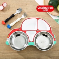 Creative Cartoon 304 Stainless Steel Divided Plates