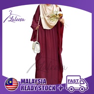 LALEESA LD242262 DRESS AIDA Elastic Waist Dress Muslimah Dress Women Dress Abaya Kaftan Plus Size Baju Raya 2024