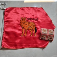 1 Set of Team Flags + Team Signs SRIGALA Embroidered Team Bedge Team Bed Bet Team Men'sPRAMUKAs