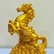 Heo Đất/Lợn đất hình NGỰA VÀNG | Size TRUNG | Ống tiết kiệm | Decor | Phong Thuỷ | 12 con giáp | Ống