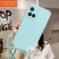 Softcase tali sling Vivo Y21 Vivo Y21A Vivo Y21T Vivo Y33S Vivo Y33T Case Vivo Y21 Case Vivo Y21A Ca