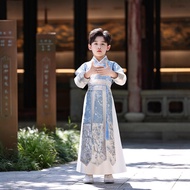 Children Hanfu Performance Costume Suit Boy Hanfu Thin New Chinese Style Children Chinese Style Hanf