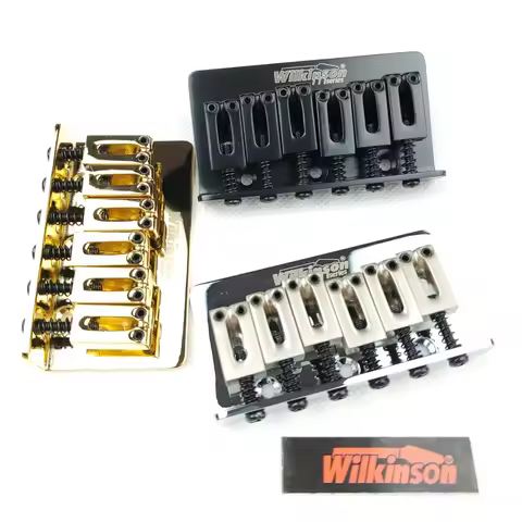 Wilkinson Electric Guitar Fixed Bridge String Thru Bridge Steg Tailpiece string spacing 10.5mm WOF01
