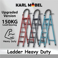 Ladder Foldable Tangga Lipat Murah Heavy Duty Stair Ladder Foldable 3 / 4 / 5 Step Multipurpose Steel Ladder Heavy Duty