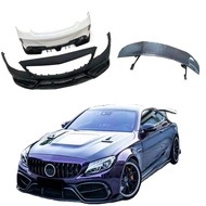 Suitable for Mercedes-Benz C-class W205 C63 C63S Coupe  IMP Style Front and Rear Bumper Spoiler