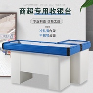 waterproof◆Supermarket Cashier Counter Stainless Steel Cashier Counter Fruit Shop Cashier Convenienc