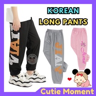 kids long pants unisex korean casual pants soft jogger pants tracksuit budak seluar panjang budak seluar track budak