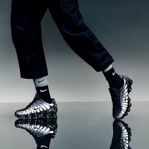 Nike genuine Shox TL Fade Women's Air Cushion Shock Absorption Running Shoes IH1336-002