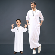 Couple Jubah Gamis Ayah & Anak Laki Laki Kawan Muslim Bahan Katun Premium Kawan Muslim