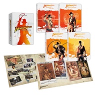 [4K UHD Blu-ray] Indiana Jones 4 Movie Collection Steelbook Box set (5Disc : 4K UHD + 2D Blu-ray)