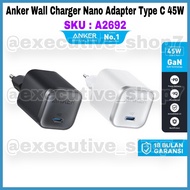 Anker Wall Charger Nano Adapter Type C 45W - SKU: A2692