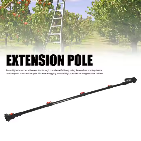Extension Pole Cordless Pruning Shears Chainsaw High Branch Trimmer Aluminum Telescopic Pole for BL1