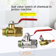 GILDAI Agricultural Sprayer Ball Valve, Stainless steel handle Copper valve body Ball Valve Assembly