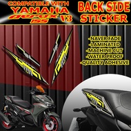 AEROX155 V3 BACKSIDE STICKER / YAHAMA AEROX155 ACCESSORIES