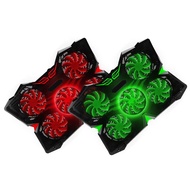 Yiqi 17 Inch Gaming Style Fast Five Dazzling Wind Cooling Pads Below 17 Inch/Five Fans/Radiator/Cool
