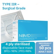Shopping 10pcs N95 / 50pcs Novid Face Mask 3 / 4 Ply Disposable Surgical Adult Kid Masks Individually Bundle Wrapped