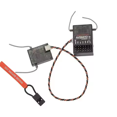 AR6210 DSMX 6CH Remote Control Receiver W/ Satellite Support DSM2 SPEKTRUM DX6i DX7 DX8 DX9 JR DSX6 
