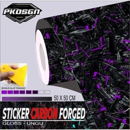 CARBON FORGED STICKERS CARBON FORGED STICKERS 50 X 50 CM