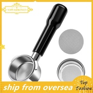 [TopFashion] 54mm Bottomless Portafilter, Espresso Bottomless Portafilter with Puck Screen and Stain
