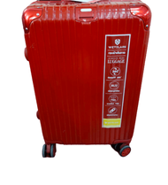 WETZLARS กระเป๋าเดินทางขอบอลูมิเนียม ขนาด 24 นิ้ว WZA24-R สีแดง