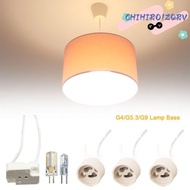 CHIHIRO1ZQRV Lamp Holder, Ceramic Head G4 Socket Plug Bulb Base, High Quality G4/G5.3/G9 Wire Connec