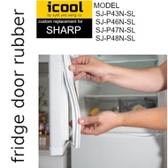 SHARP Refrigerator Fridge Door Seal Gasket Rubber Replacement part SJ-P43N-SL SJ-P46N-SL SJ-P47N-SL 