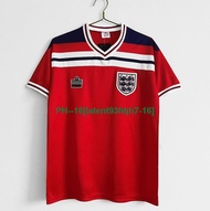 1982 England Away Mens Football Jersey Retro Soccer Shirt Grade:AAA Vintage