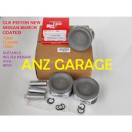 NISSAN MARCH CLK PISTON COATED TURBO 72MM 72.5MM 73MM EJ KANCIL KELISA KENARI VIVA MYVI