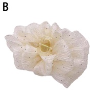 Thanh Lịch 2 Mặt Nơ Lớn Vuốt Tóc Kẹp Phong Cách Công Chúa Lưới Bong Bóng Cua Barrette Cho Nữ Thiết K