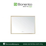 SORENTO SRTMR501-GY Bedroom/Bathroom Stainless Steel 304 Golden Yellow Finish Rectangle Mirror
