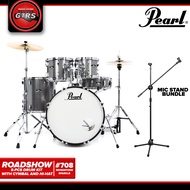 Pearl Roadshow 5-Piece Drum Set #708 Grindstone Sparkle with Free Microphone Stand