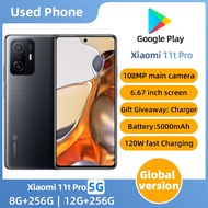 SmartPhone Xiaomi 11t pro 5G 6.67 inch 108 MP CAMERA Qualcomm Snapdragon 888 8G+256G 12G+256G used P