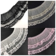 1 YARD - Ruffled Lace Water Lace/ TULLE Lace/