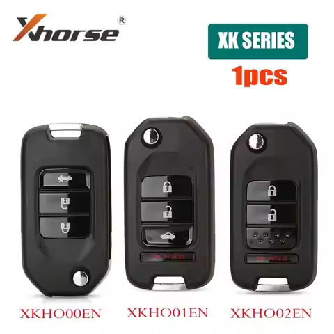 1pcs Xhorse VVDI Universal Car Remote Key XKHO00EN/XKHO01EN/XKHO02EN Wire Remote Control Key 4 Butto