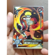 Naruto Kayou CCG - Uzumaki Naruto NR HR 034 Holo Rare Anime Card + Sleeves
