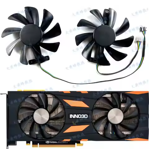 The Cooling Fan for INNO3D RTX2080ti RTX2080 RTX2070 SUPER TWIN X2 Video Card