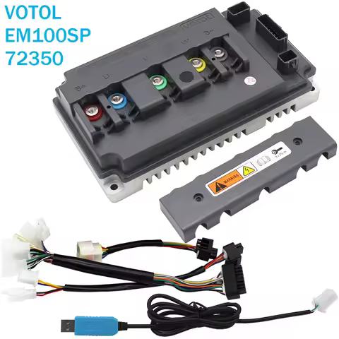VOTOL EM100SP 72350 120A 2KW3kw Brushless DC Controller QS Motor Electric motorcycle mobility scoote
