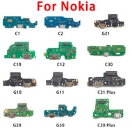 สำหรับ Nokia C1 C2 C10 C12 C20 C21บวก G10 G11 G20 G21 G50เครื่องชาร์จสายแพโมดูลเชื่อมต่อบอร์ดซ่อมโทร