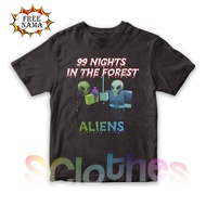 Children's Tops 99 NIGHTS IN THE FOREST ROBLOX Unisex Aliens 99 NIGHTS IN THE FOREST ROBLOX Kids T-S