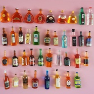 30x Dolls House 1:12 Scale Miniature Drinks Liquor Wine Bottles Bar Accessories