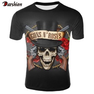 2020 3D Printed Guns N Roses T-shirt Men/Women O-Neck Short Sleeve Casual Print 3D t shirt Men Fashion Top Tees Guns And Roses tshirt